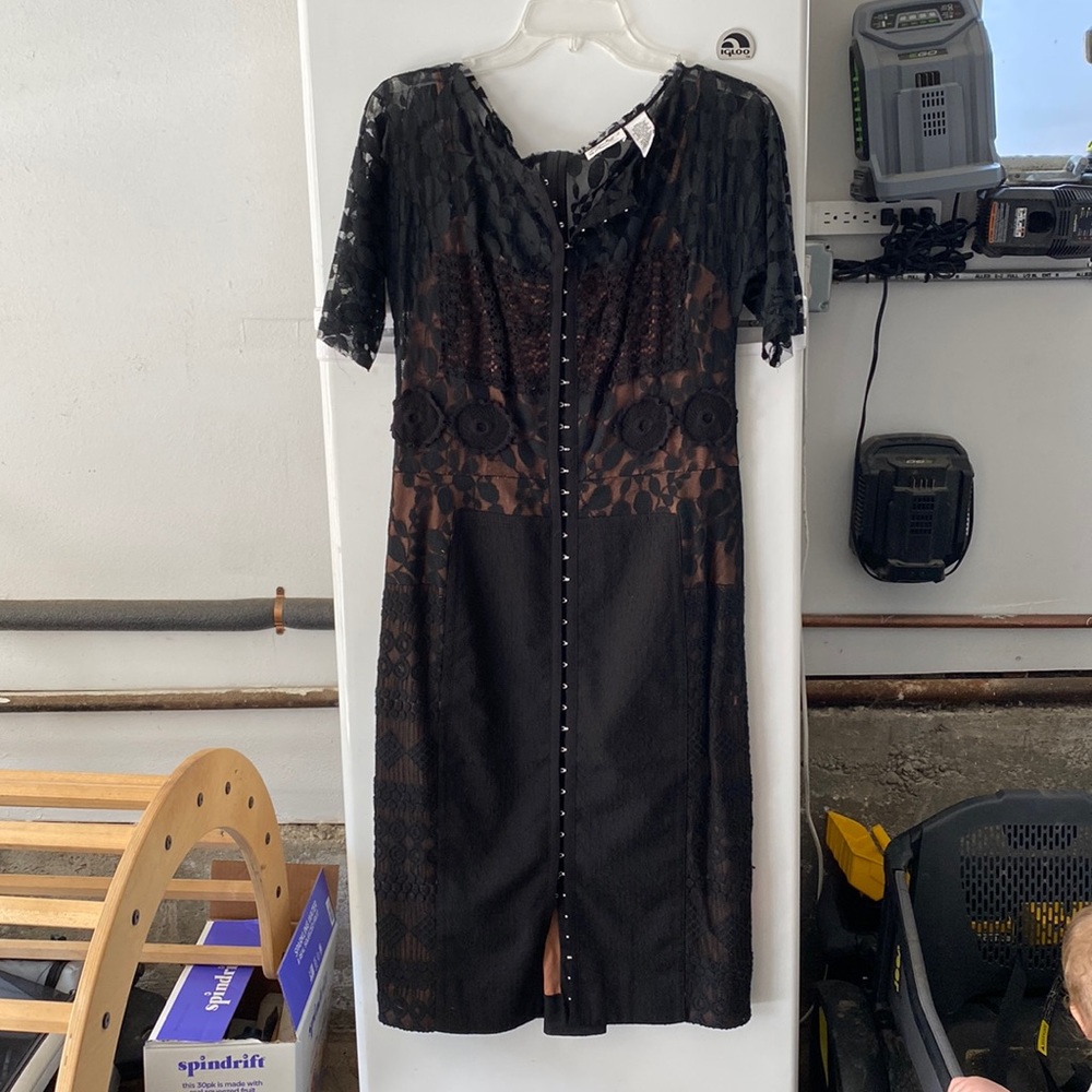 Black Lace Dress from Anthropologie